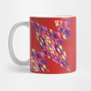 Diamond of Flowers Mug